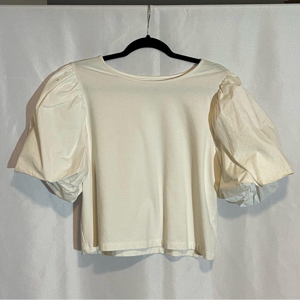 a new day Cream Puff Sleeve Blouse